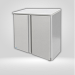 GSW USA GSW - Stainless Steel Slope Top Wall Cabinets - Hinged Doors