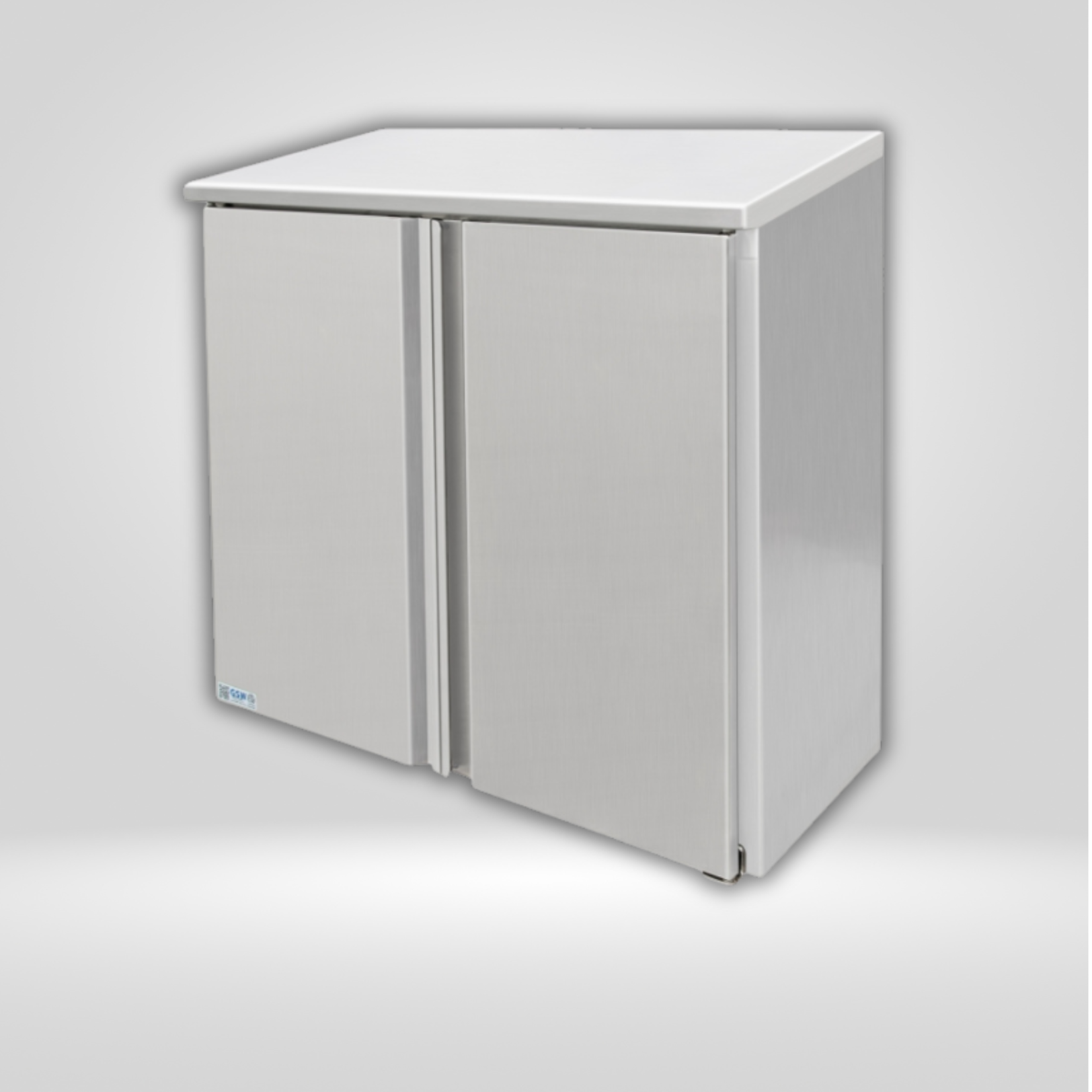 GSW USA GSW - Stainless Steel Slope Top Wall Cabinets - Hinged Doors (Purchase by calling (408) 499-0343)