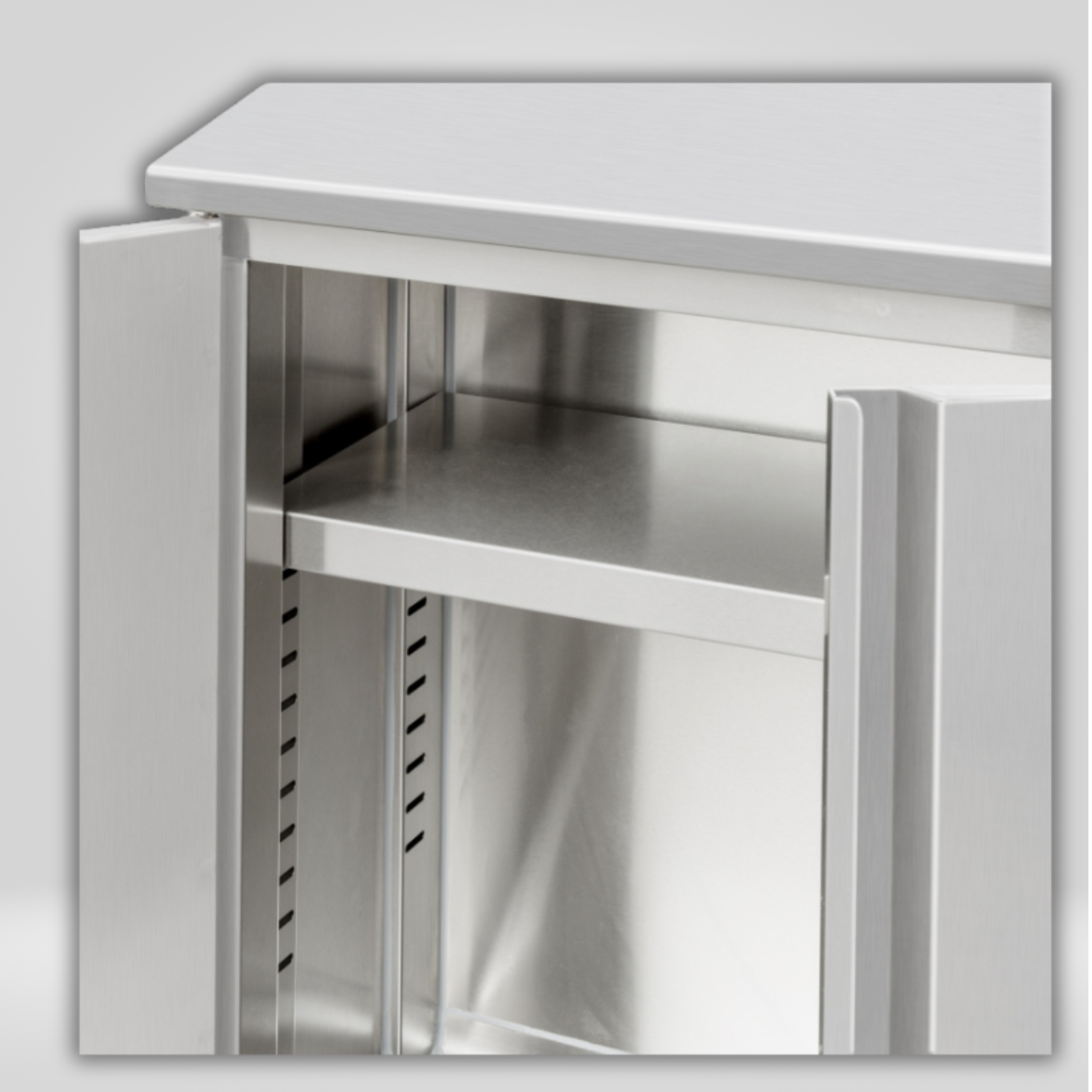 GSW USA GSW - Stainless Steel Slope Top Wall Cabinets - Hinged Doors (Purchase by calling (408) 499-0343)