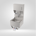 GSW USA GSW - Hand Sink With Knee Operated Valve, Towel Dispenser (HS-CFO) & Soap Dispenser (AA-138)