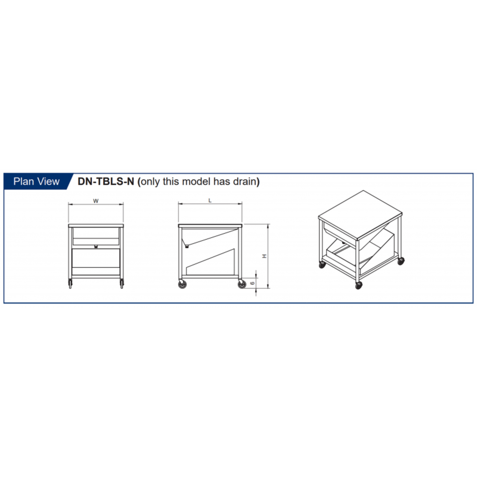 GSW USA GSW - Stainless Steel Donut Glazing Table