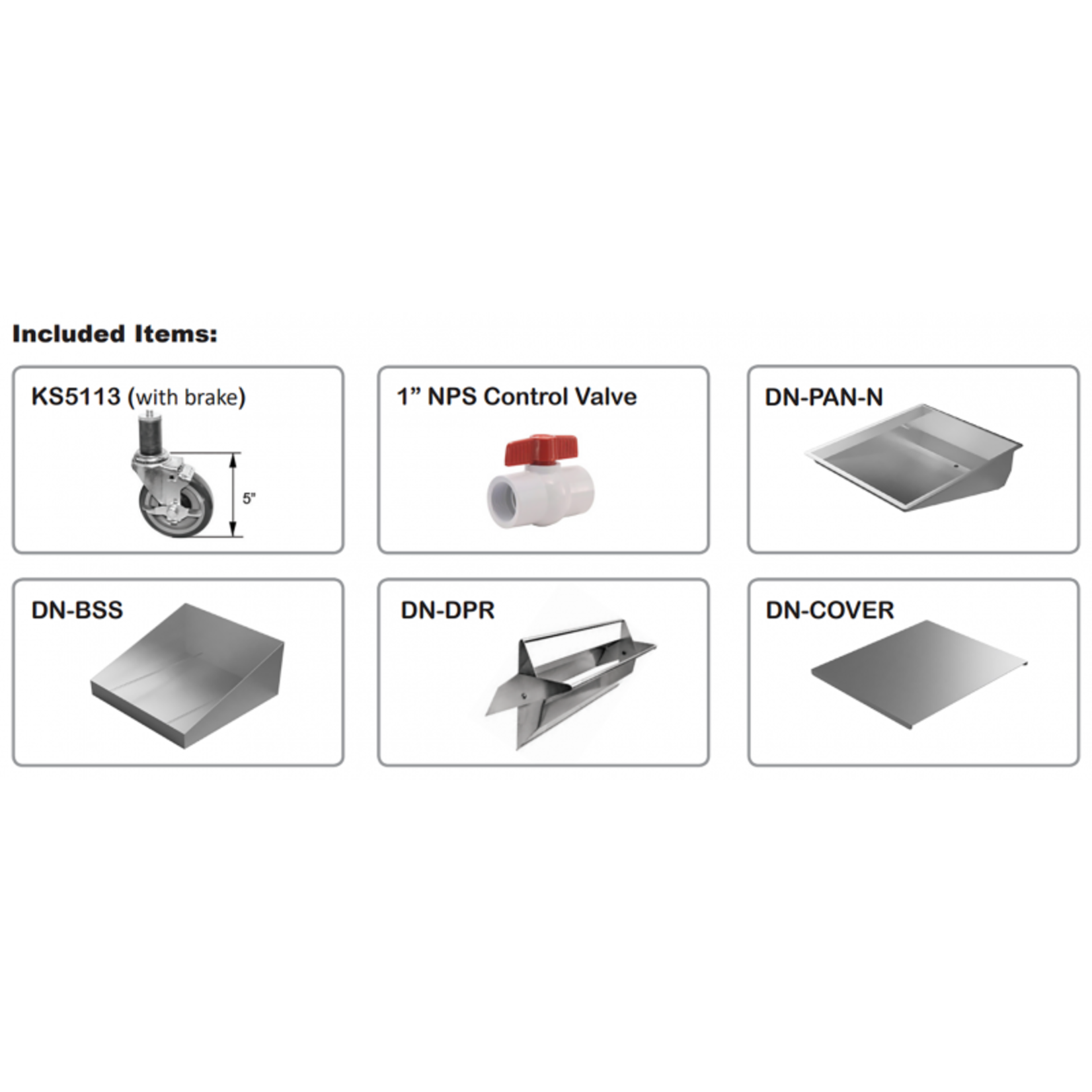 GSW USA GSW - Stainless Steel Donut Glazing Table