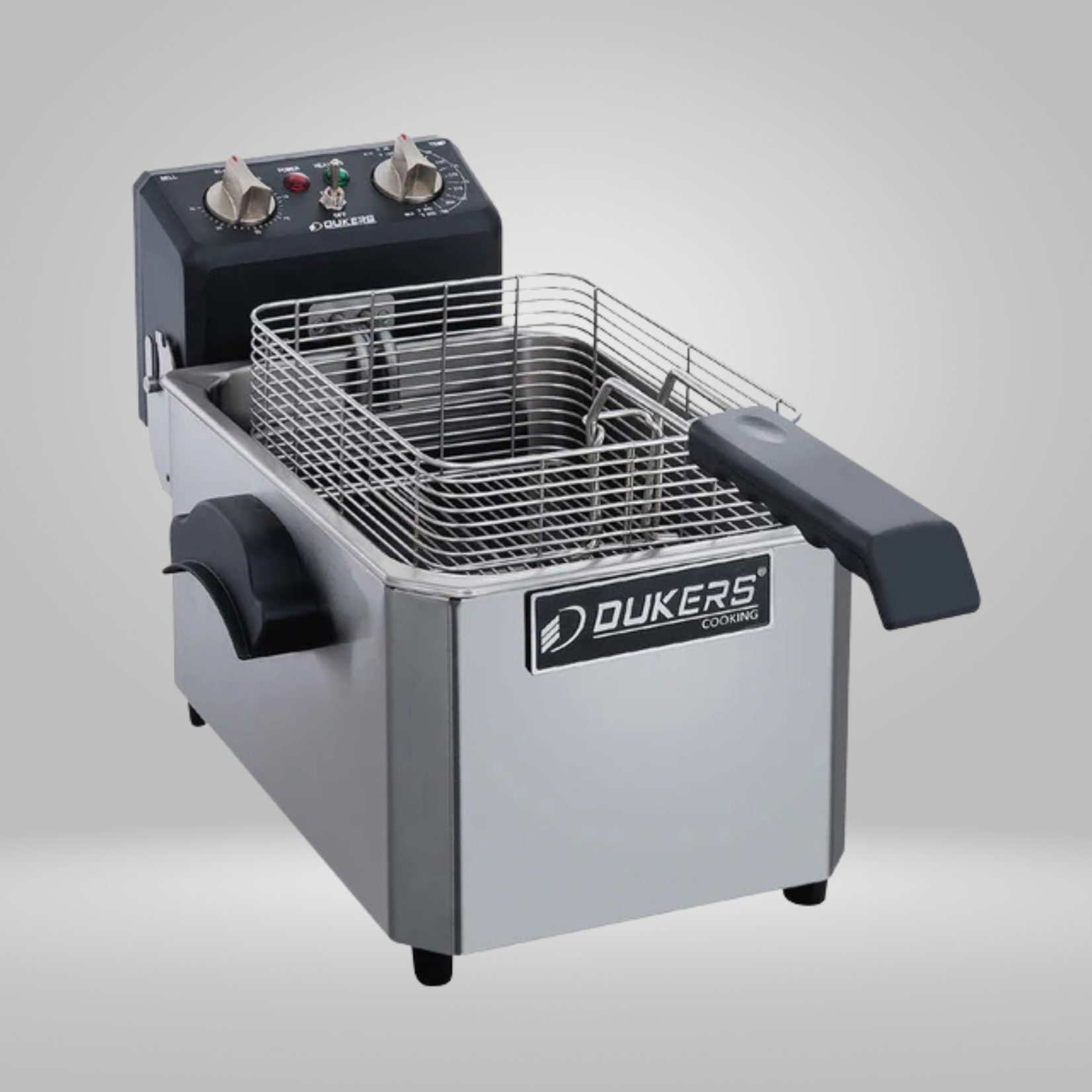 DUKERS DUKERS - 7lb Single Basket Electric Countertop Fryer