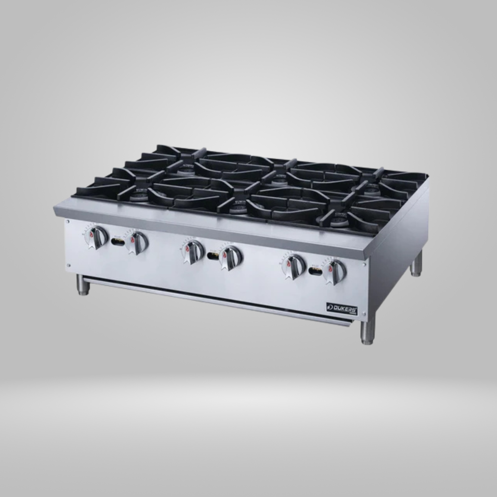 DUKERS DUKERS - Hot Plate with 6 Burners