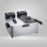 DUKERS DUKERS - 30lb Two Basket Electric Countertop Fryer