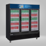 DUKERS DUKERS - 3-Door Merchandiser Refrigerator Glass Swing