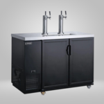 DUKERS DUKERS - 240 lbs Dual Tap Kegerator Beer Dispenser