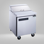 DUKERS DUKERS - 29" 1-Door Commercial Food Prep Table Refrigerator in Stainless Steel
