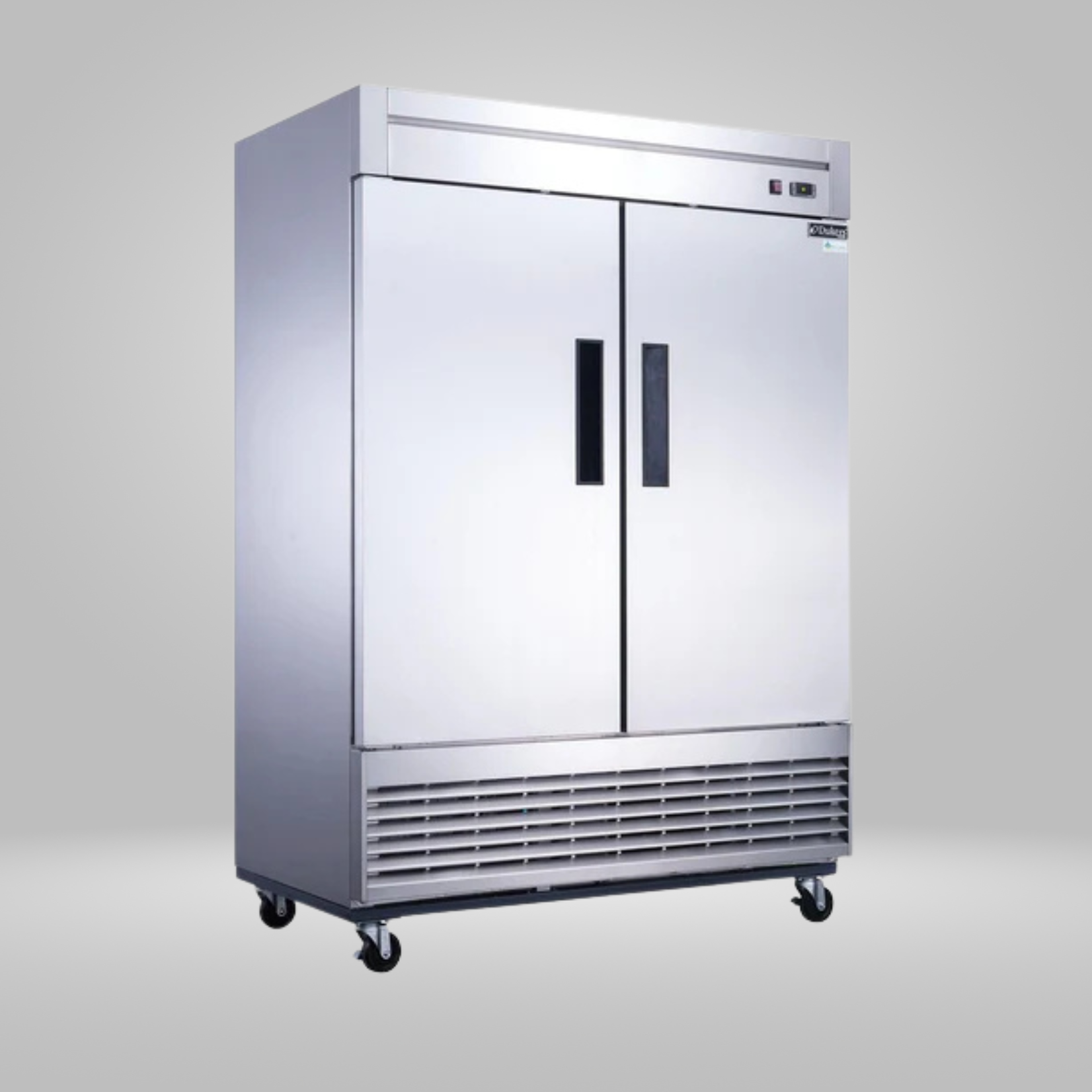 DUKERS DUKERS - 2-Door Commercial Freezer in Stainless Steel