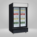DUKERS DUKERS - 39" Commercial Glass Sliding 2-Door Merchandiser Refrigerator