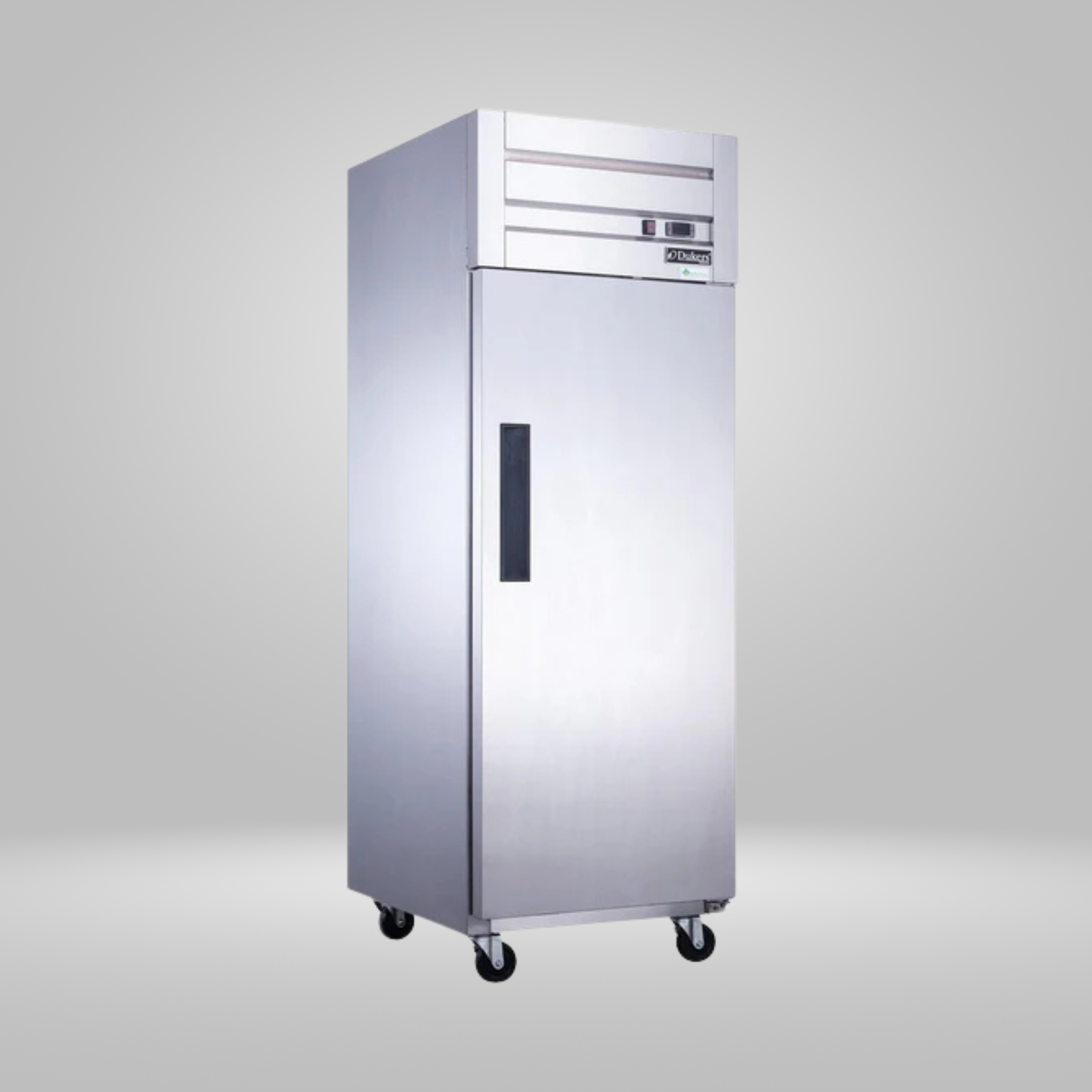 DUKERS DUKERS - Commercial Single Door Top Mount Freezer in Stainless Steel