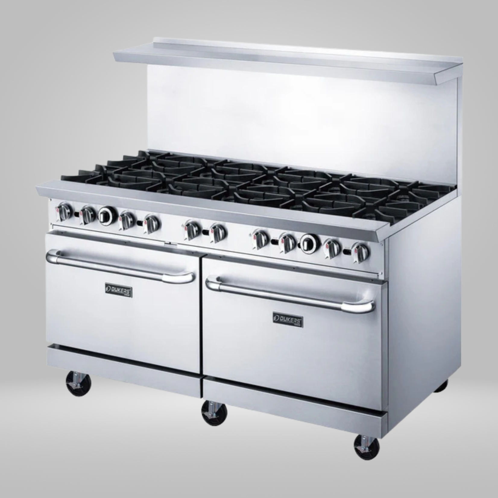 DUKERS DUKERS - 60" Gas Range with Ten (10) Open Burners