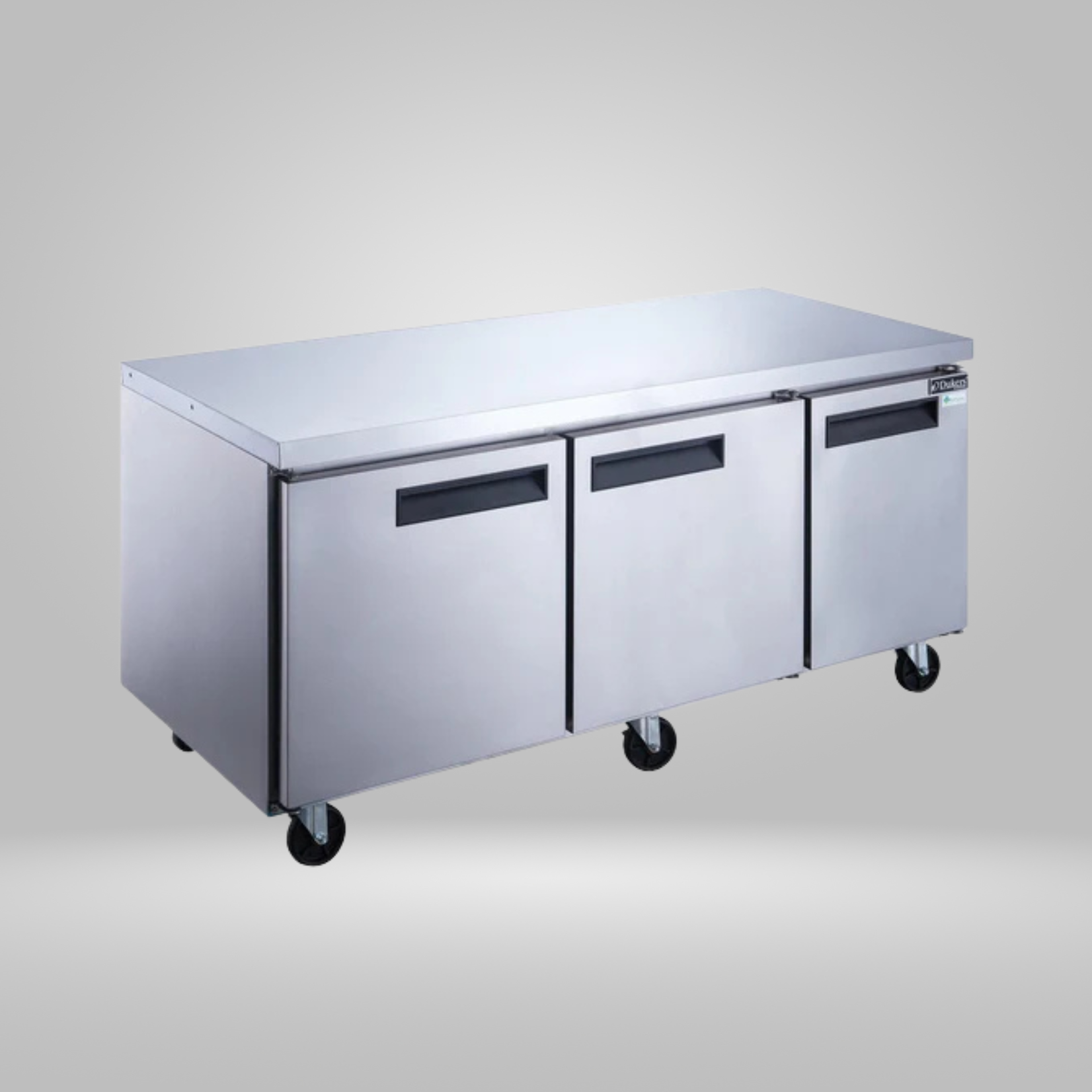 DUKERS DUKERS - 3-Door Undercounter Commercial Refrigerator in Stainless Steel