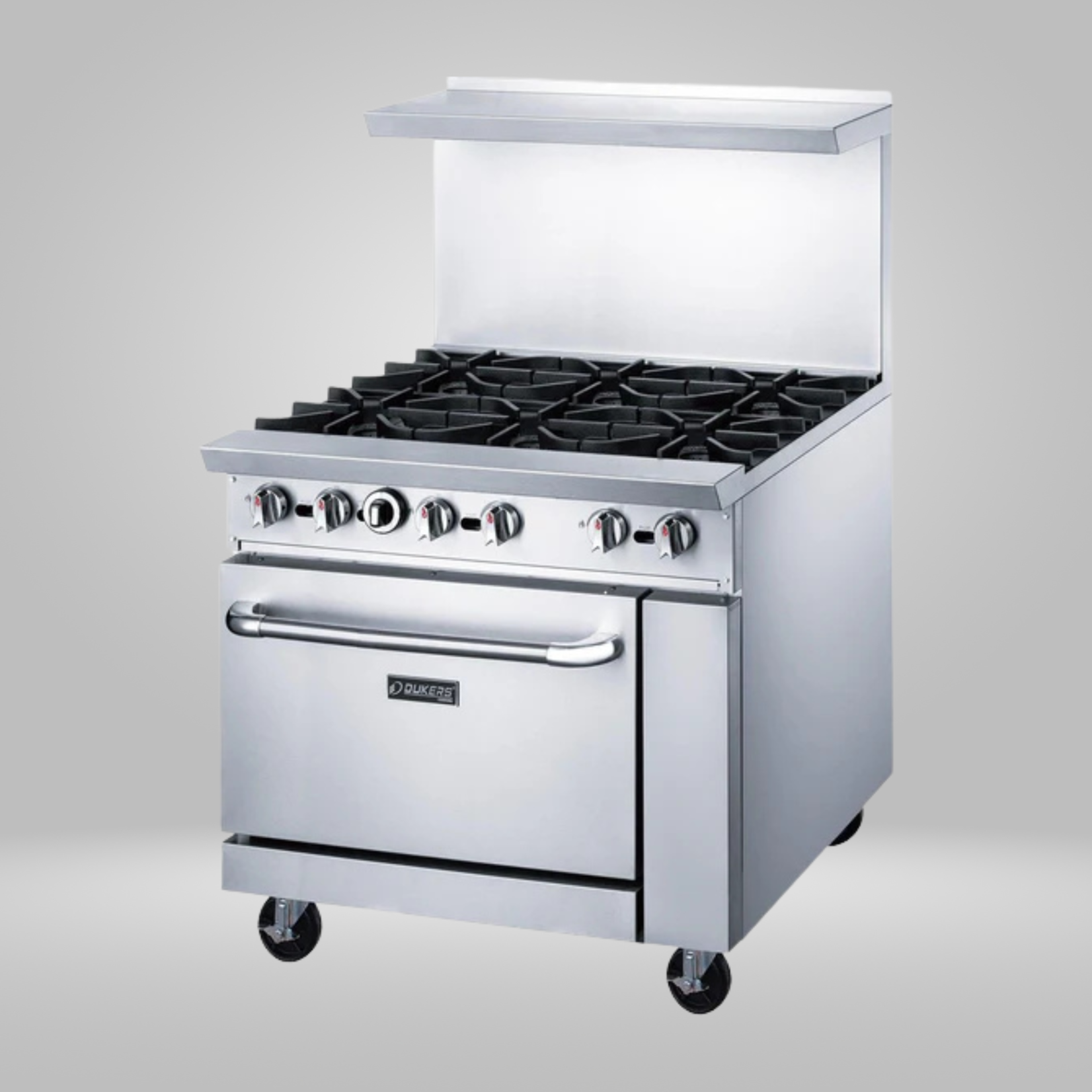 DUKERS DUKERS - 36" Gas Range with Six (6) Open Burners