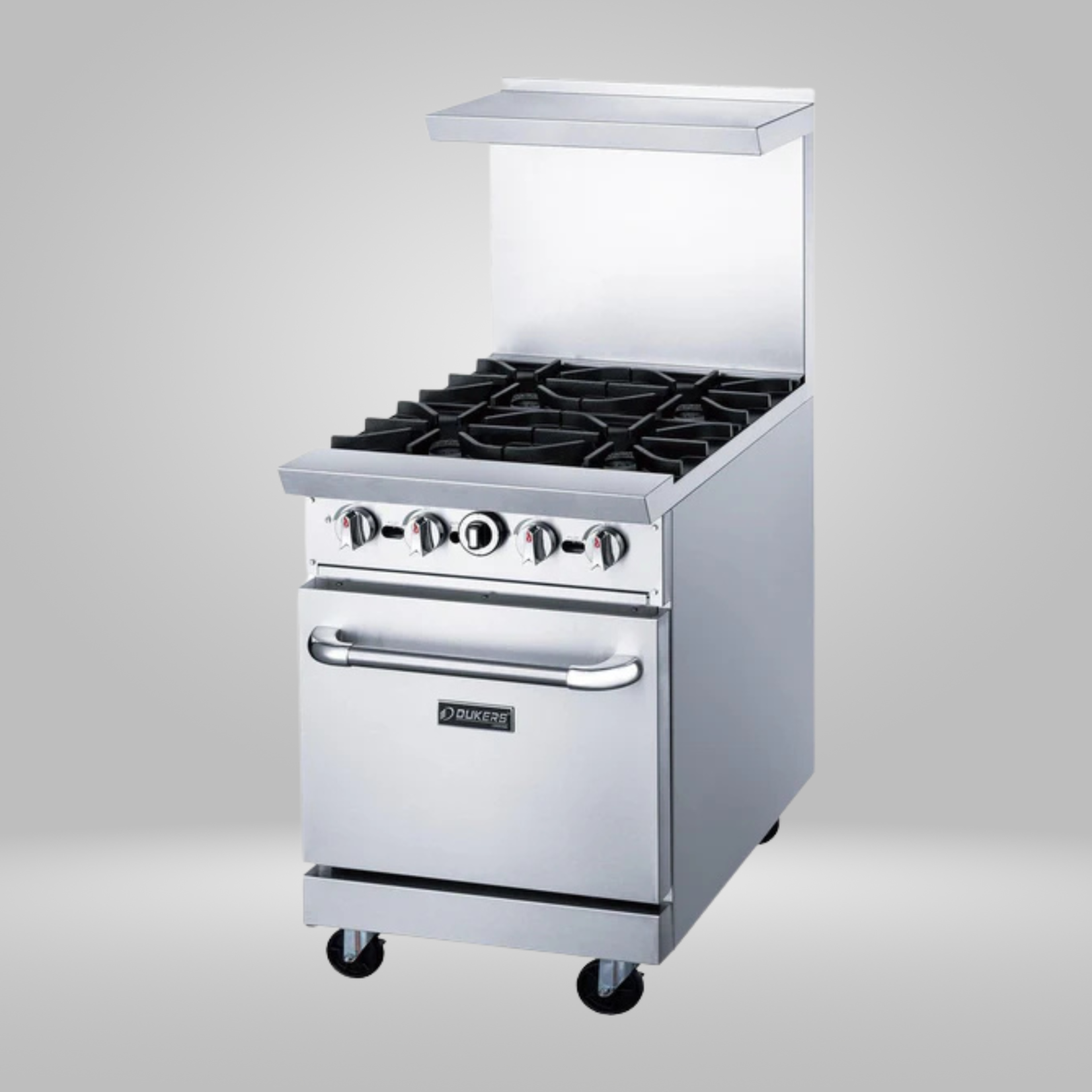 DUKERS DUKERS - 24" Gas Range with Four (4) Open Burners