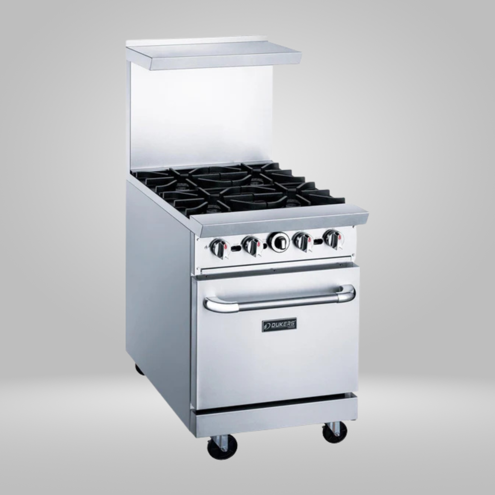 DUKERS DUKERS - 24" Gas Range with Four (4) Open Burners