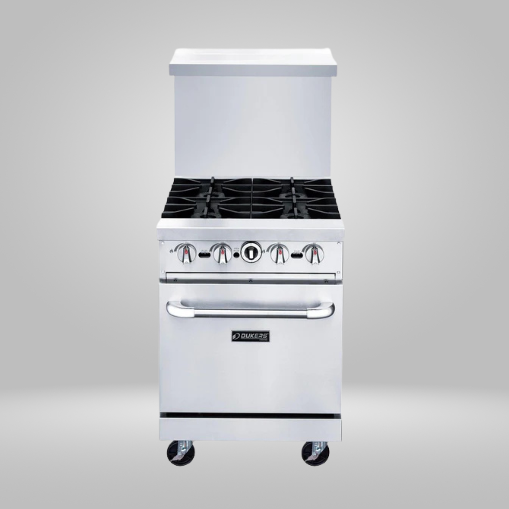 DUKERS DUKERS - 24" Gas Range with Four (4) Open Burners
