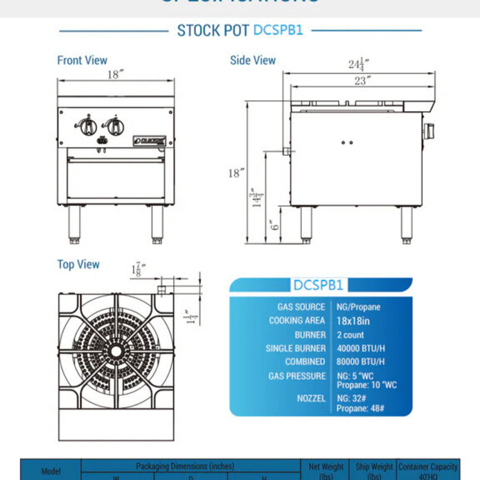 DUKERS DUKERS - Stock Pot Range