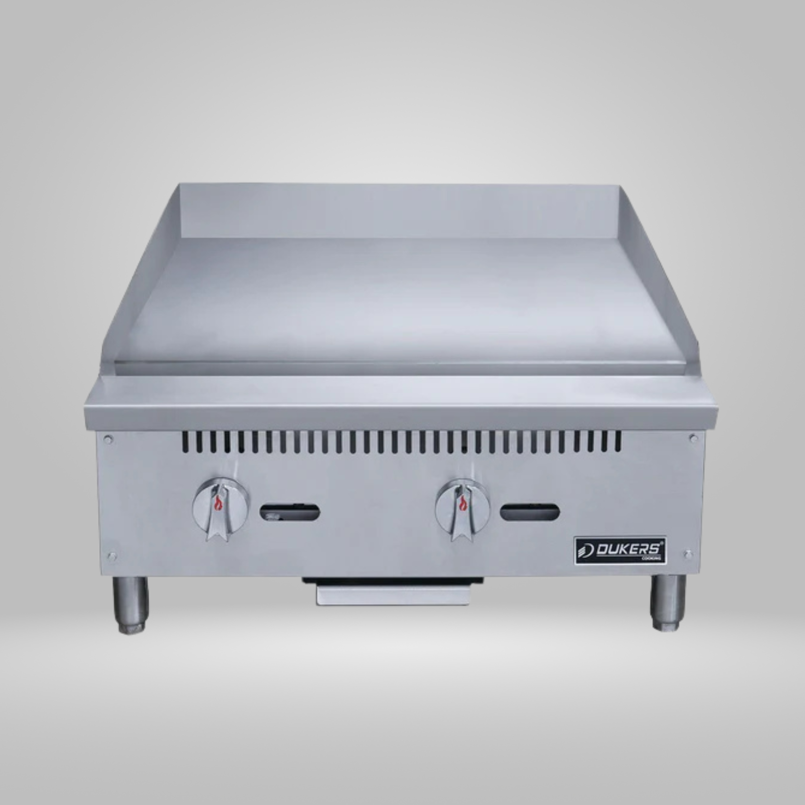 DUKERS DUKERS - 24 in. W Griddle with 2 Burners 1” thick