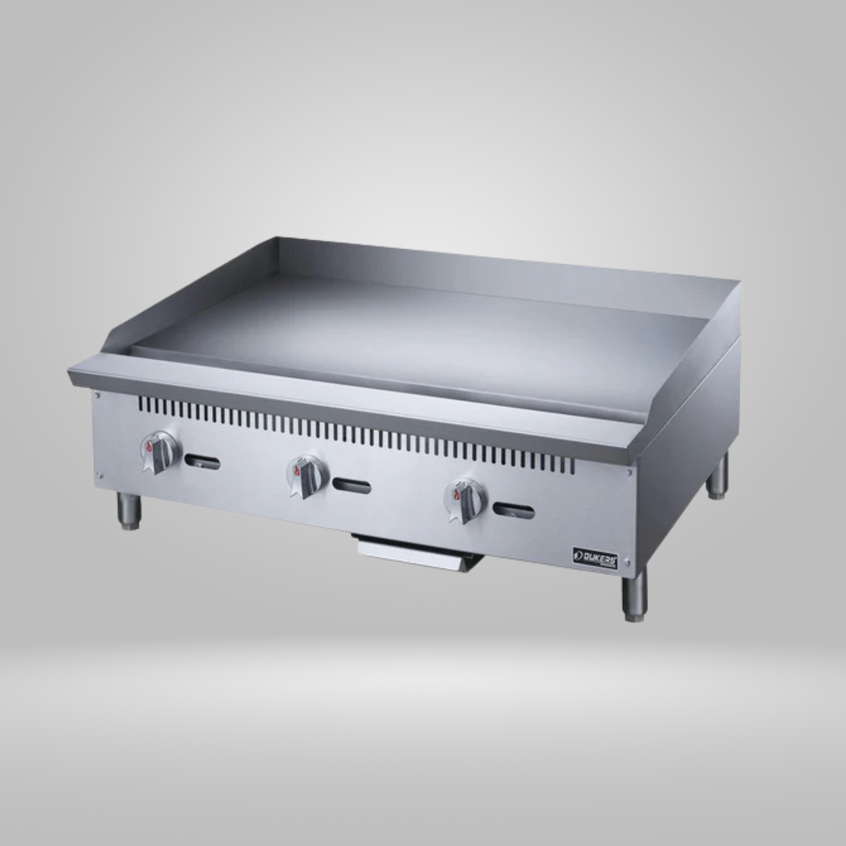 DUKERS DUKERS - 36 in. W Griddle with 3 Burners 1” thick