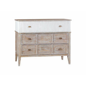 Beyond Borders Clara Rae 3 Drawer Chest- Cerused Gray