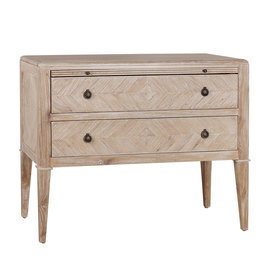 Atelier Home Manning Two Drawer Chest- Weathered Oak