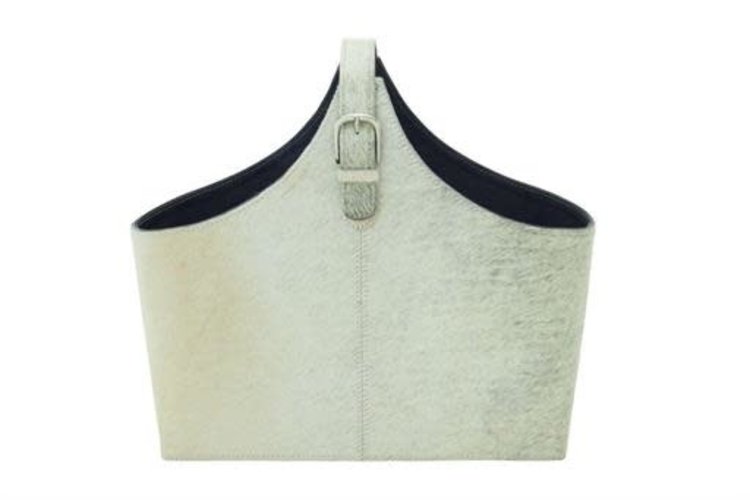 Leather Hide Magazine Holder