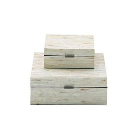 Natural Wooden Mother of Pearl Inlay Box