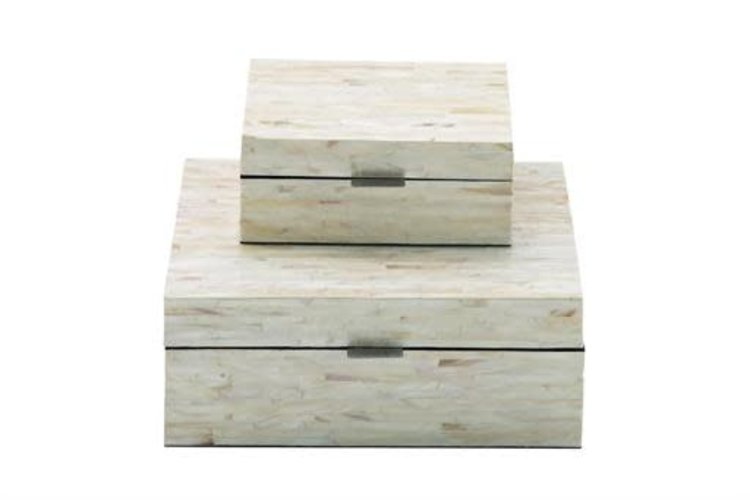 Natural Wooden Mother of Pearl Inlay Box