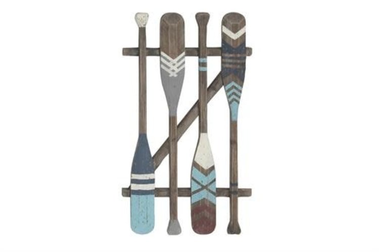 Wooden Paddle Wall Art