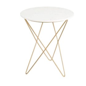 Earth Wind & Fire Side Table - White