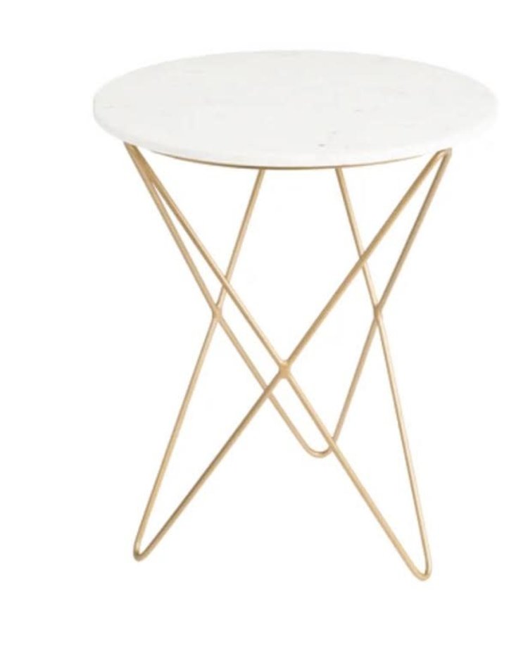 Earth Wind & Fire Side Table - White
