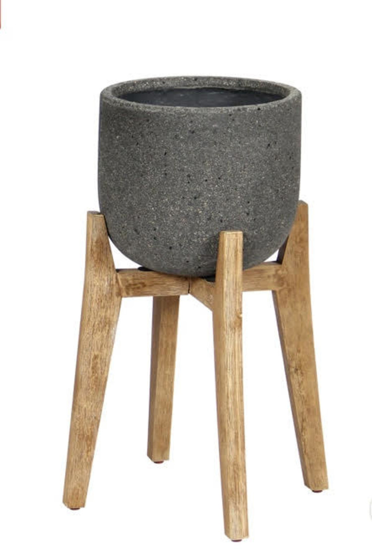 Tall Patio Round Standing Pot