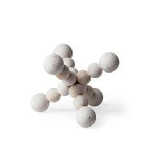 Carrollton I (Small) Geometric Wood Ball Jack