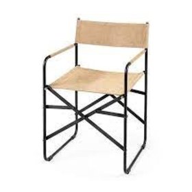 Direttore Tan Suede Dining Chair
