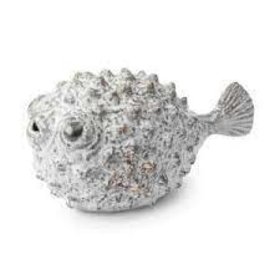 Spike 1 White Ceramic Puffer Fish
