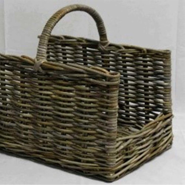 Jes & Gray Rattan Log Basket