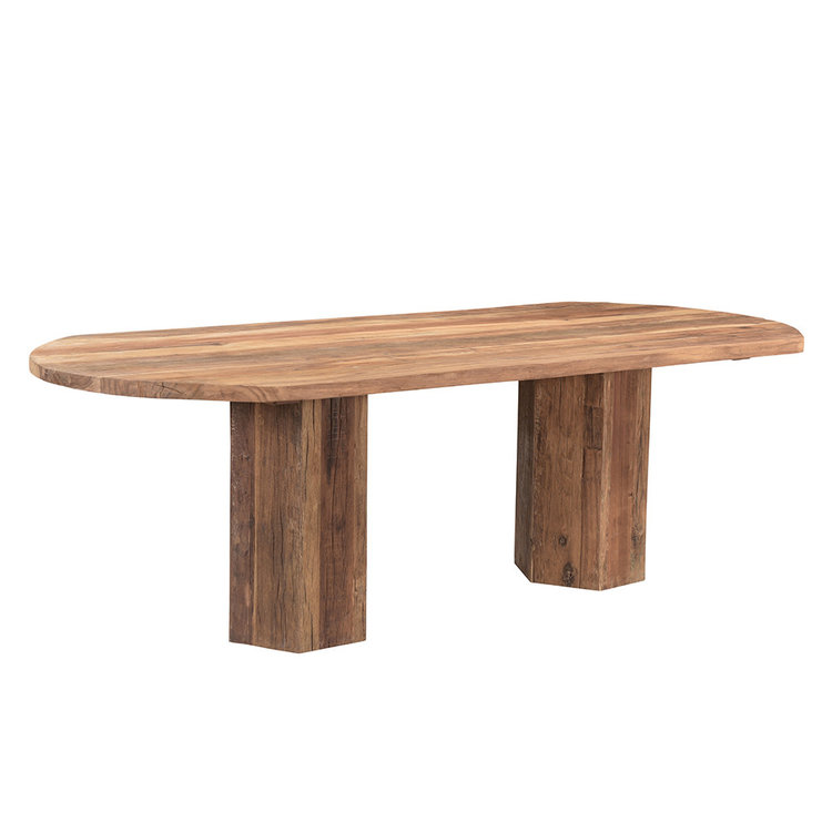 Beyond Borders Owen Oval Dining Table- Natural