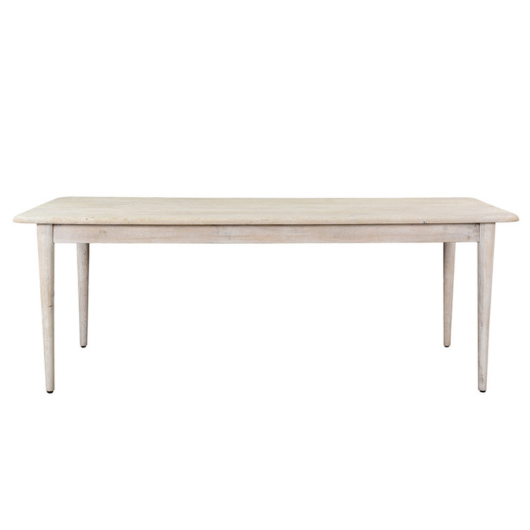 Beyond Borders Camden Dining Table Lime Wash Sand Blast