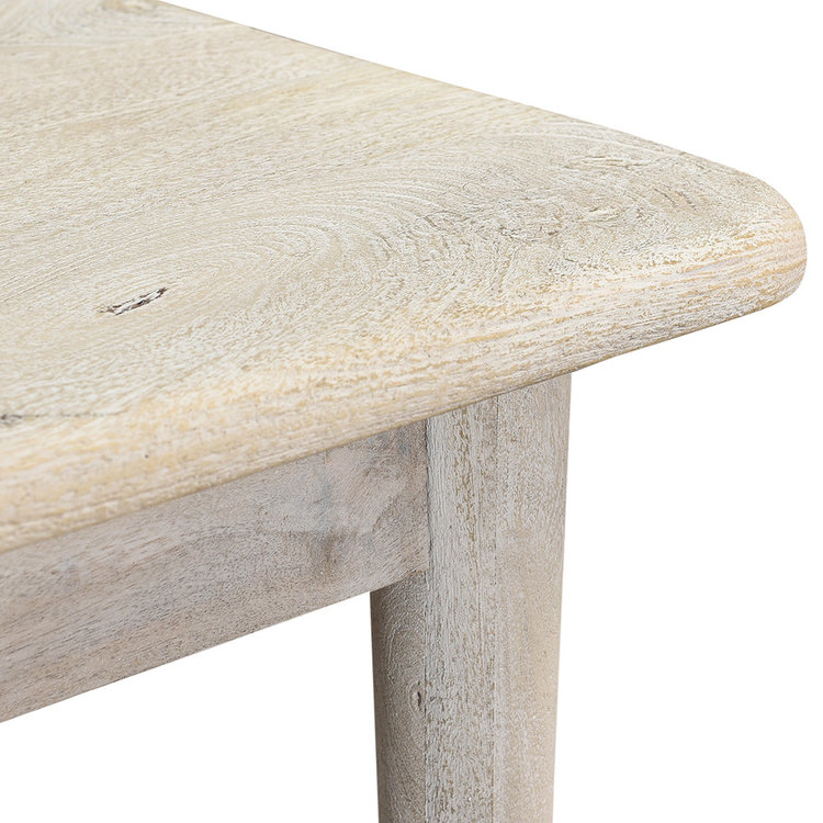 Beyond Borders Camden Dining Table Lime Wash Sand Blast
