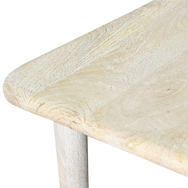Beyond Borders Camden Dining Table Lime Wash Sand Blast