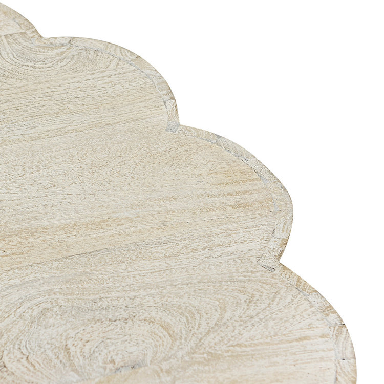 Beyond Borders Connie Coffee Table- White Wash Sand Blasted