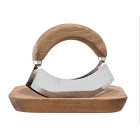 Mezzaluna with Cutting Board