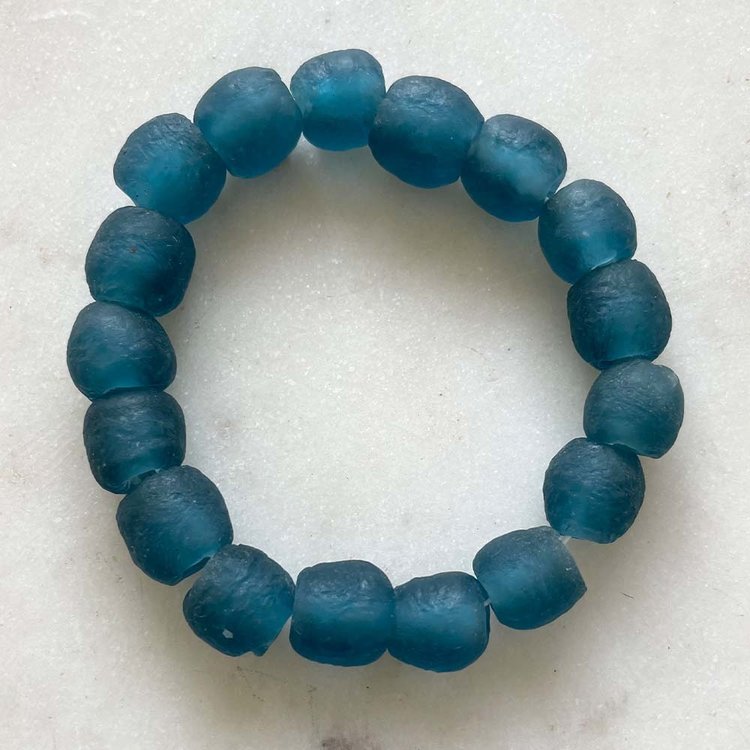 11mm Glass Beaded Bracelet