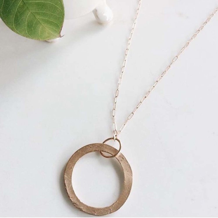 Organic Ring Necklace