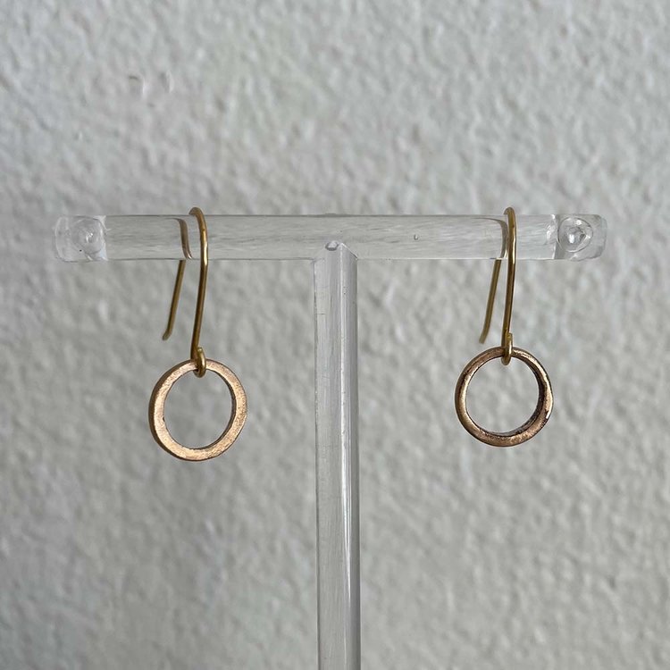 Organic Ring Earrings