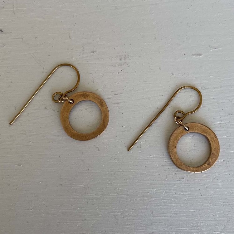 Organic Ring Earrings