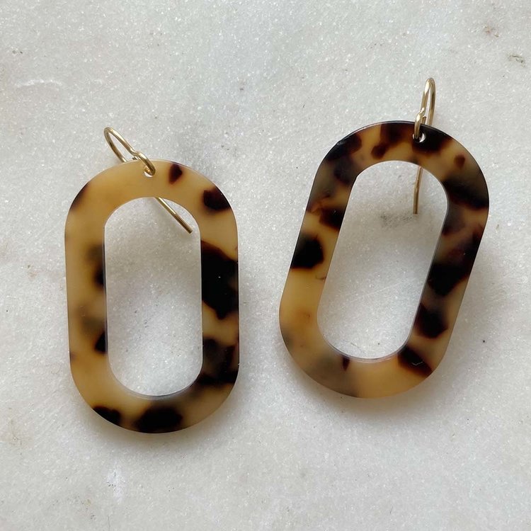 Tortoise Earrings