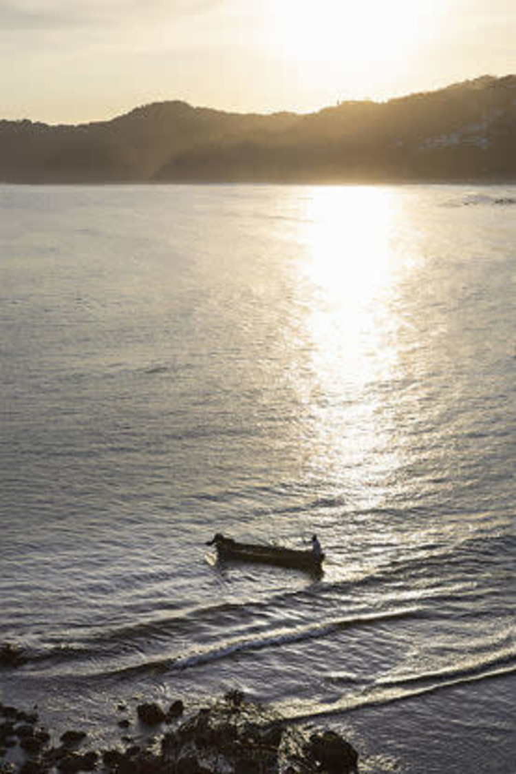 Before Sunset in River Painting