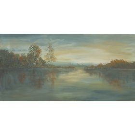 Lake on Fire Painting